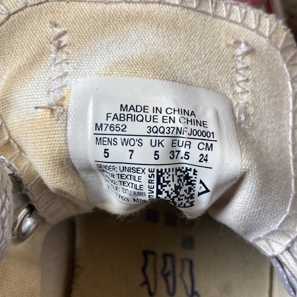 Converse White Women’s 7 - Picture 4 of 4